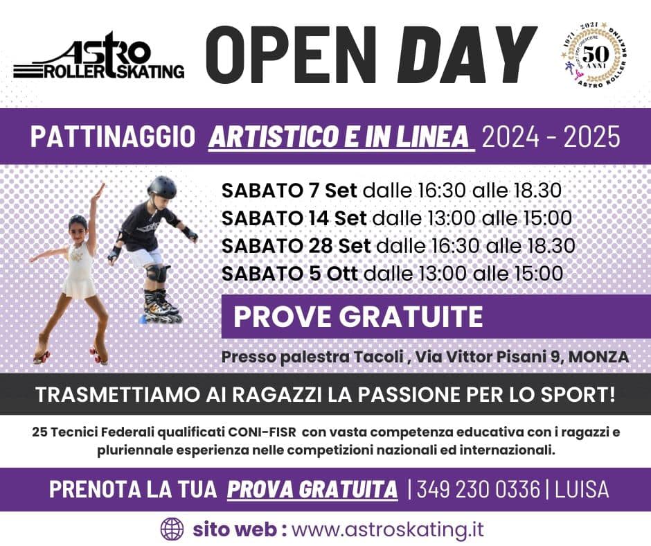 open day pattinaggio